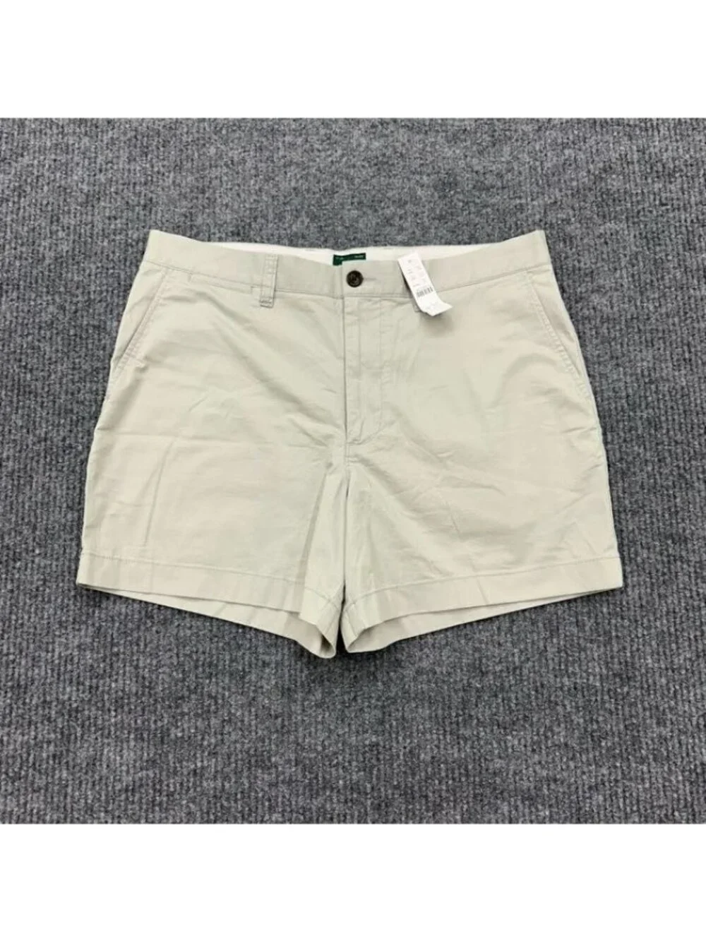 J Crew Portsider Stretch Chino Shorts Khaki 5' Preppy Coastal CI908 Mens 34 NEW